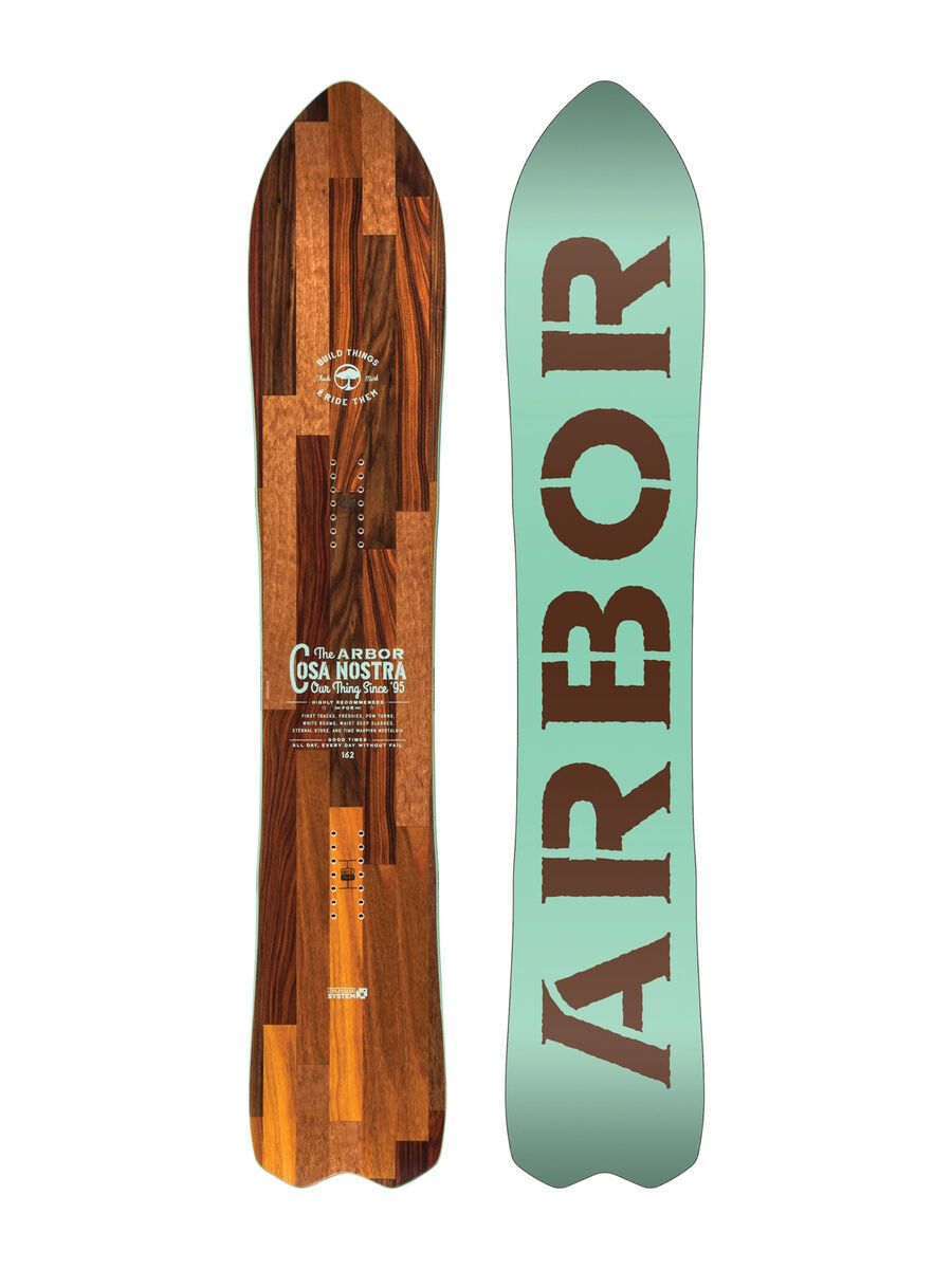 Set: Arbor Cosa Nostra 2017 + Burton Genesis 2017, black - Snowboardset - Bild 2