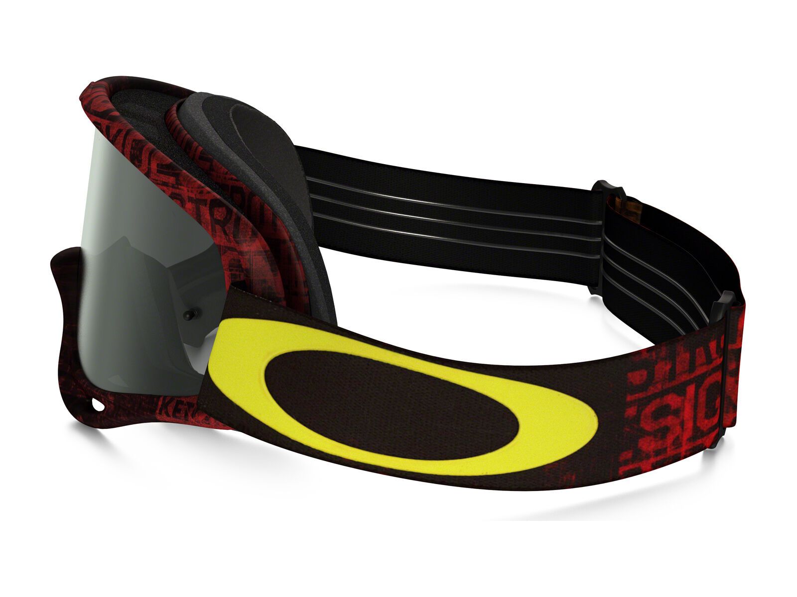 Oakley O Frame MX, distress tagline red/yellow/Lens: dark grey - Bild 4