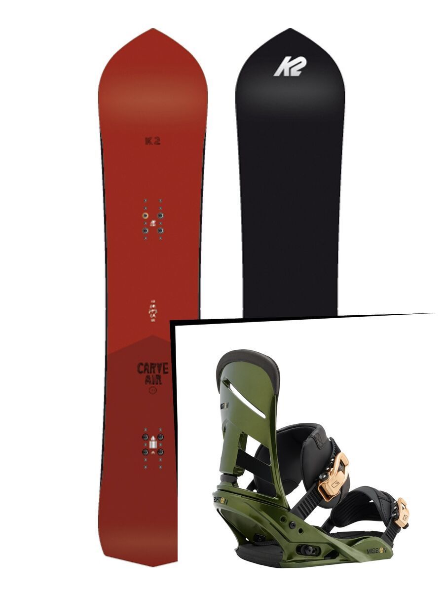 Set: K2 Carve Air 2017 + Burton Mission (1712882S) - Bild 1