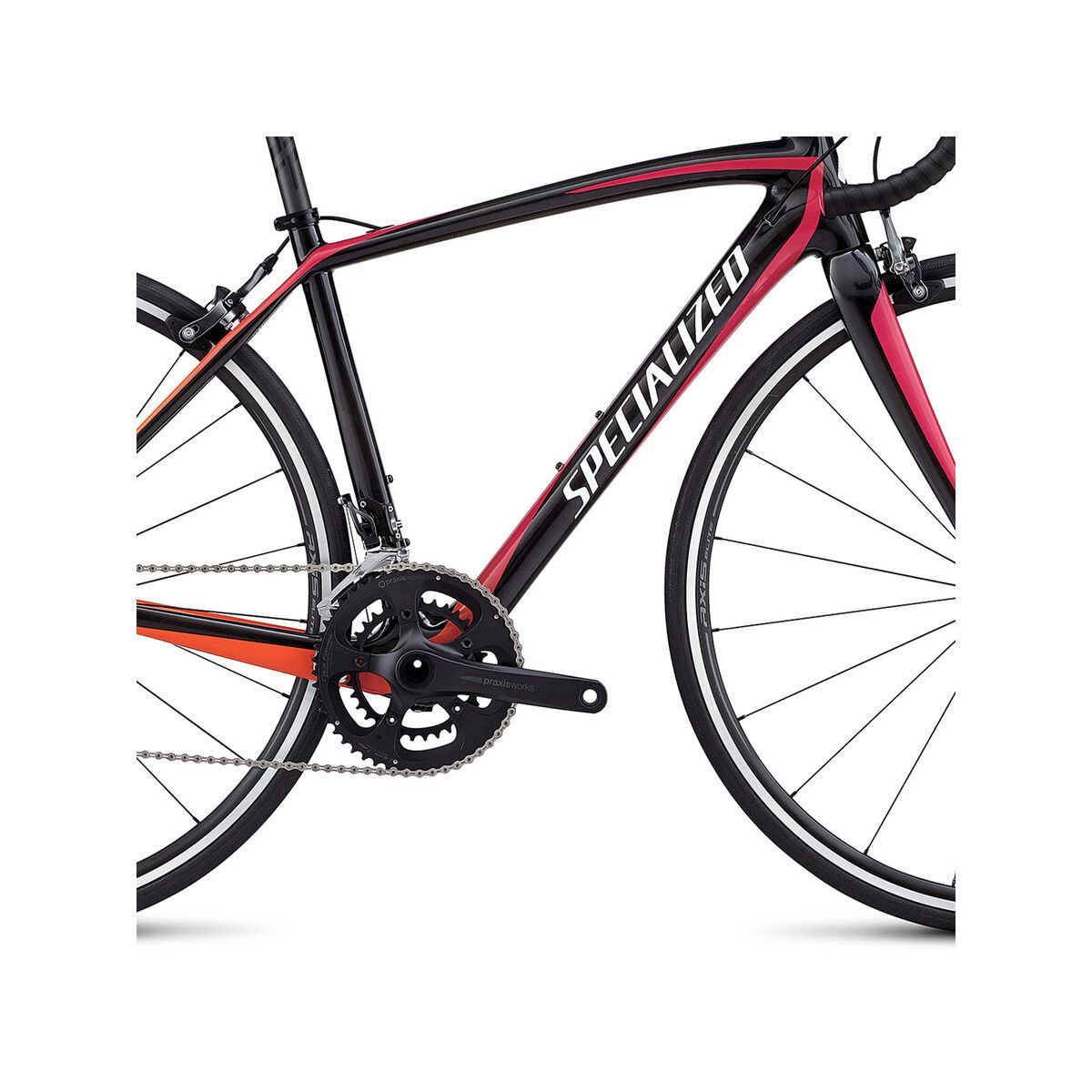 Specialized Amira SL4 Sport, carbon/rainbow flake pink/moto orange - Bild 3