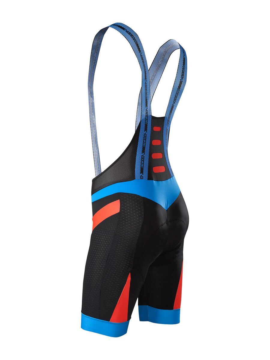 Cube Black Zero Trägerhose kurz, black´n´blue´n´red - Bild 2
