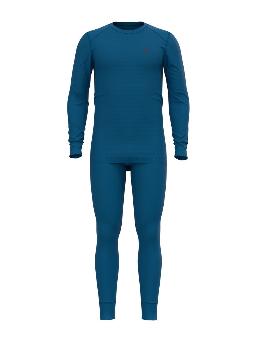 Odlo Men's Active Warm Eco Baselayer Set, mykonos blue - Bild 1