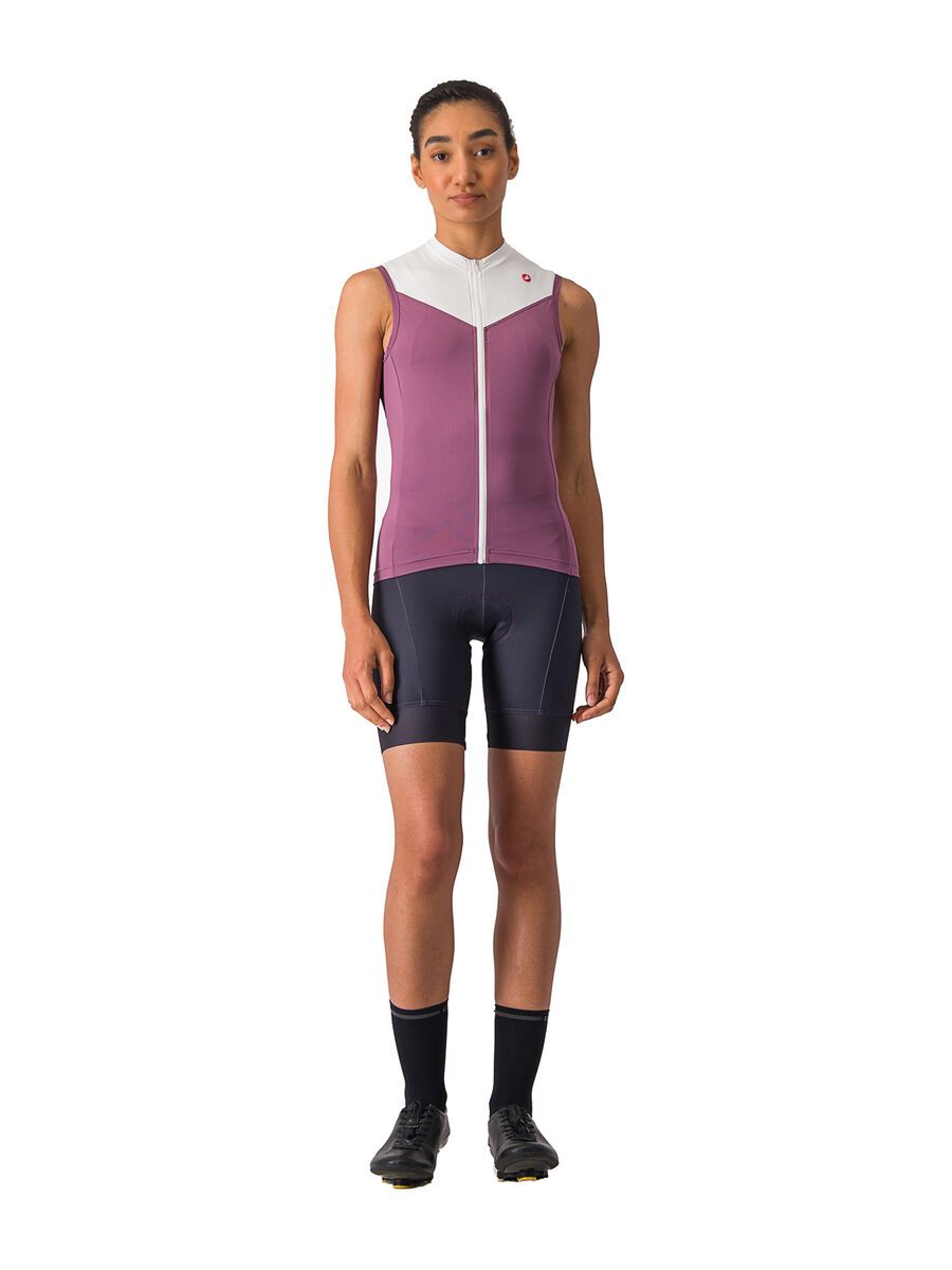 Castelli Solaris Sleeveless Jersey, deep purple/ivory - Bild 7
