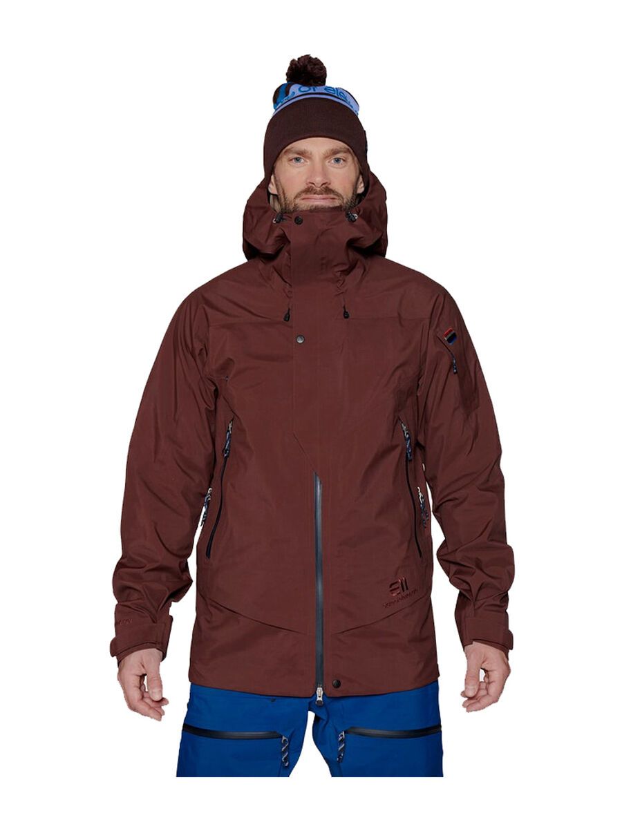 Elevenate Men's Pure Jacket, maroon brown - Bild 2