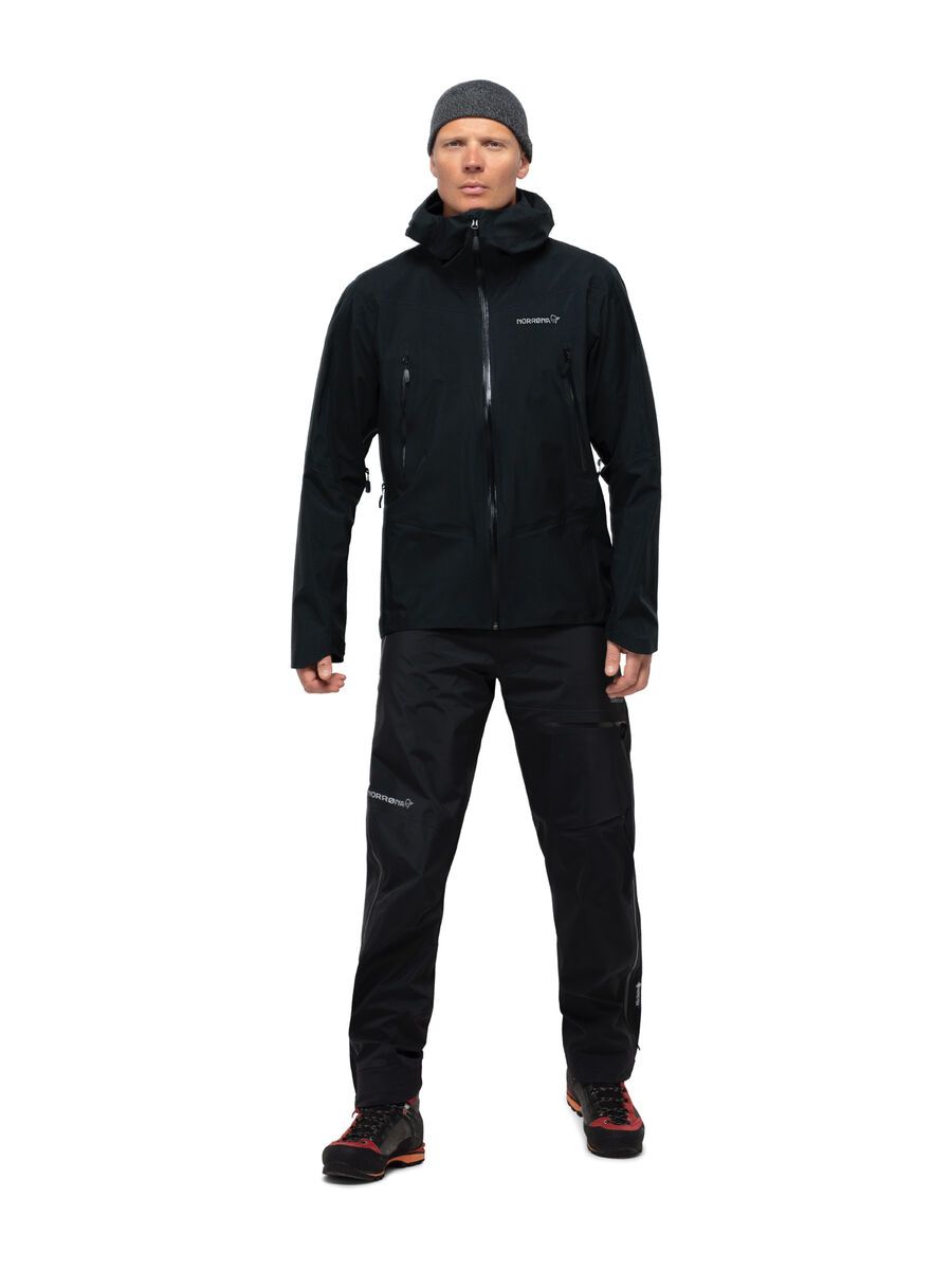 Norrona falketind Gore-Tex Jacket M's, caviar black - Bild 3