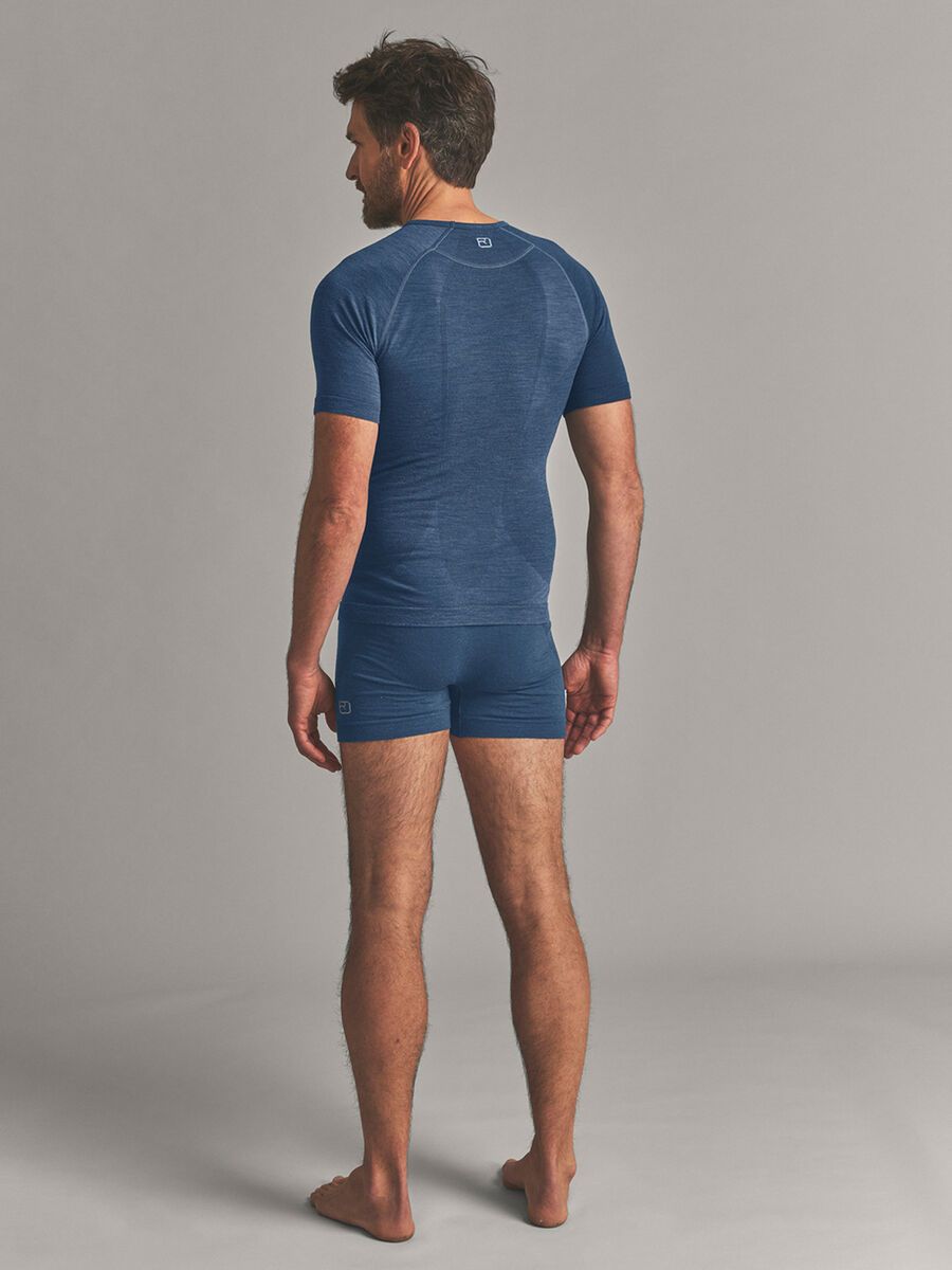 Ortovox 120 Merino Comp Light Short Sleeve M, light nunatak - Bild 4