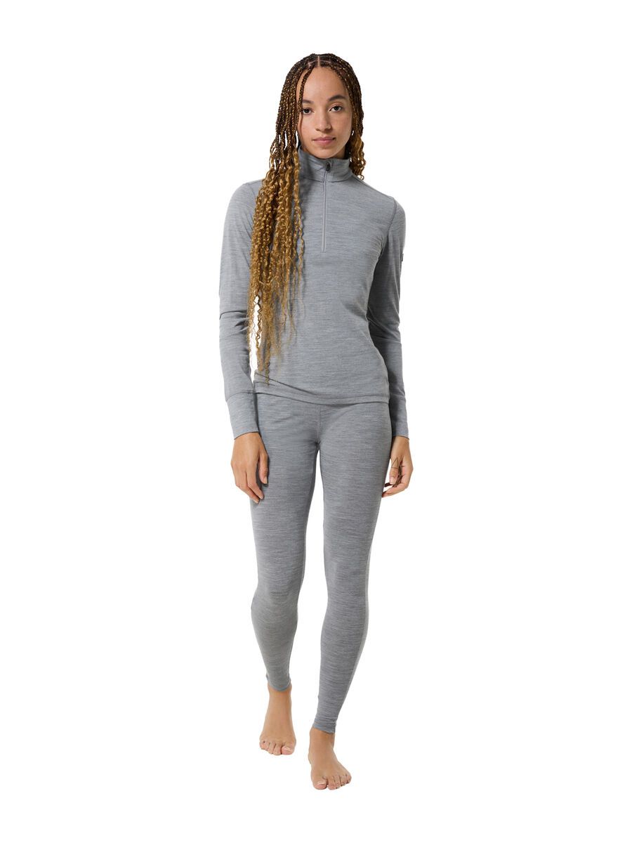 super.natural Tundra175 Zip 1/4 Damen, cashmere grey melange - Bild 4
