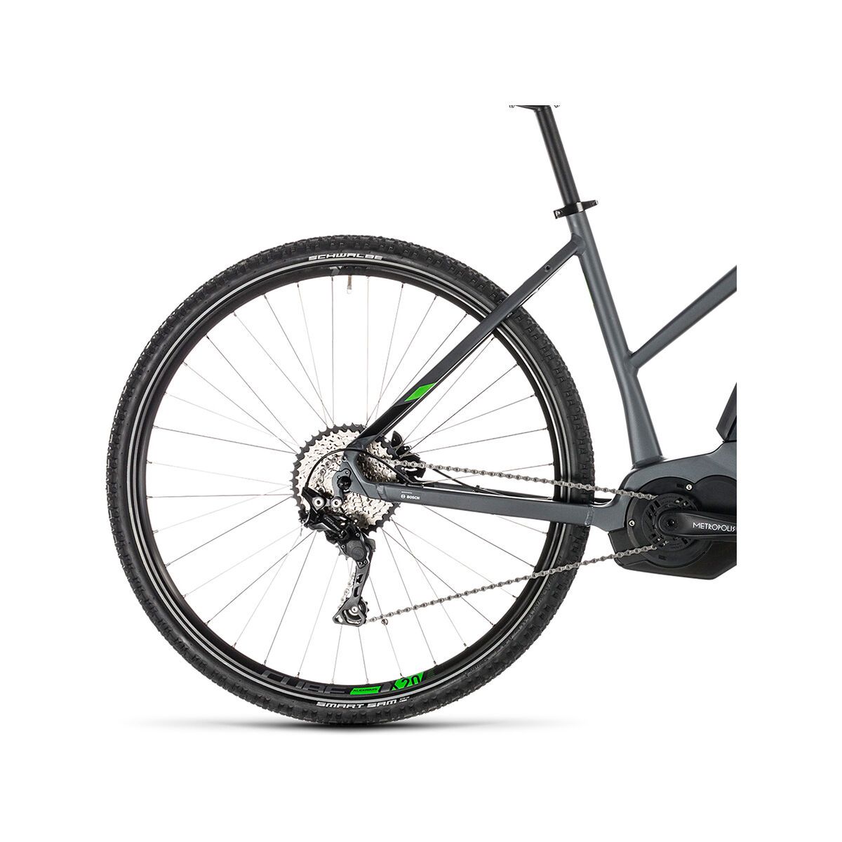 Cube Cross Hybrid Pro 500 Trapeze, iridium´n´green - Bild 4