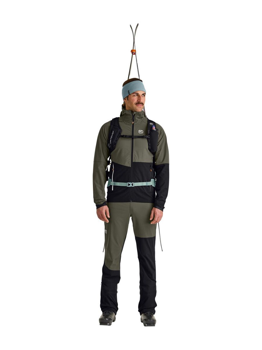 Ortovox Merino Airsolation Punta Berrino Hooded Jacket M, black raven - Bild 4