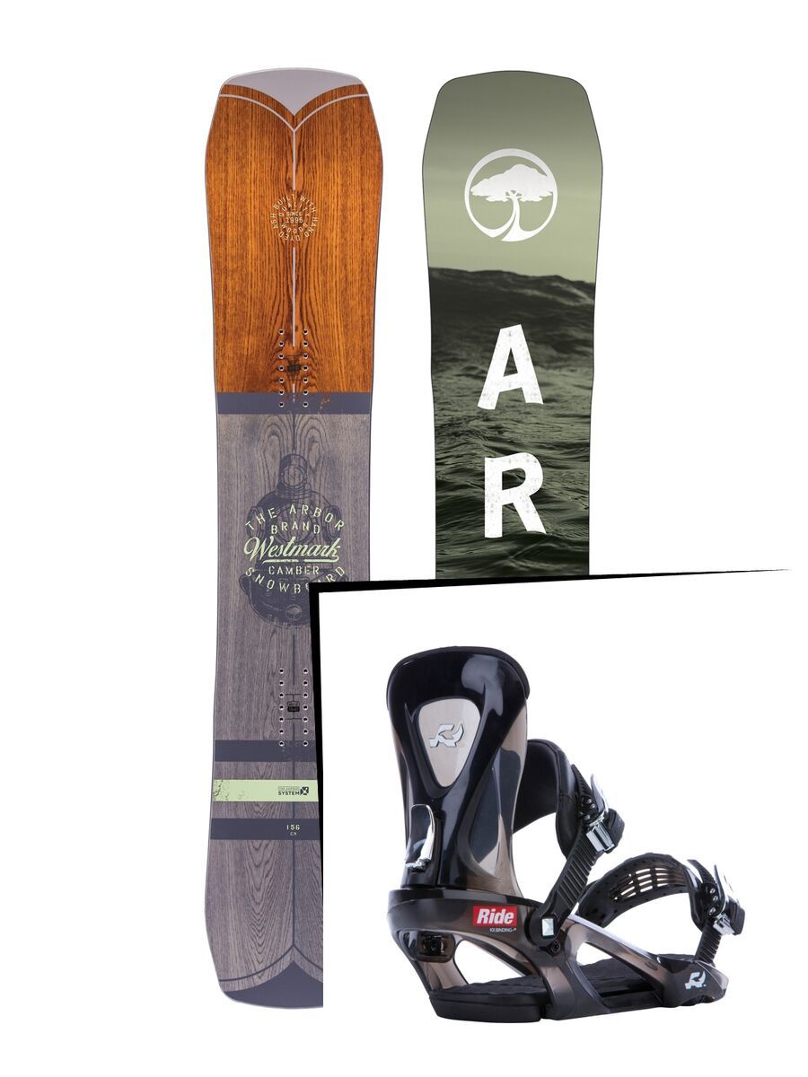 Set: Arbor Westmark Camber 2017 + Ride KX (1178188S) - Bild 1