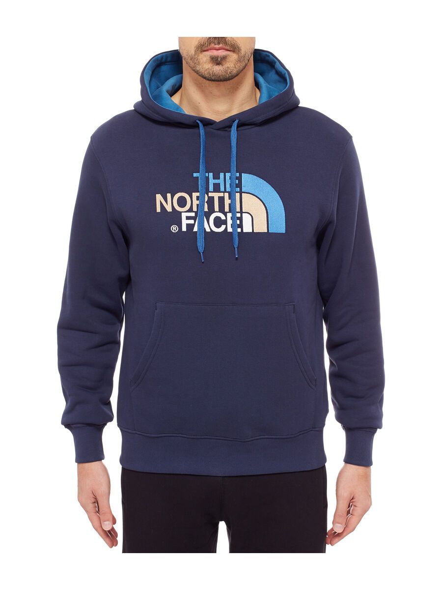 The North Face Mens Drew Peak Pullover Hoodie, cosmic blue/brick house red - Bild 2