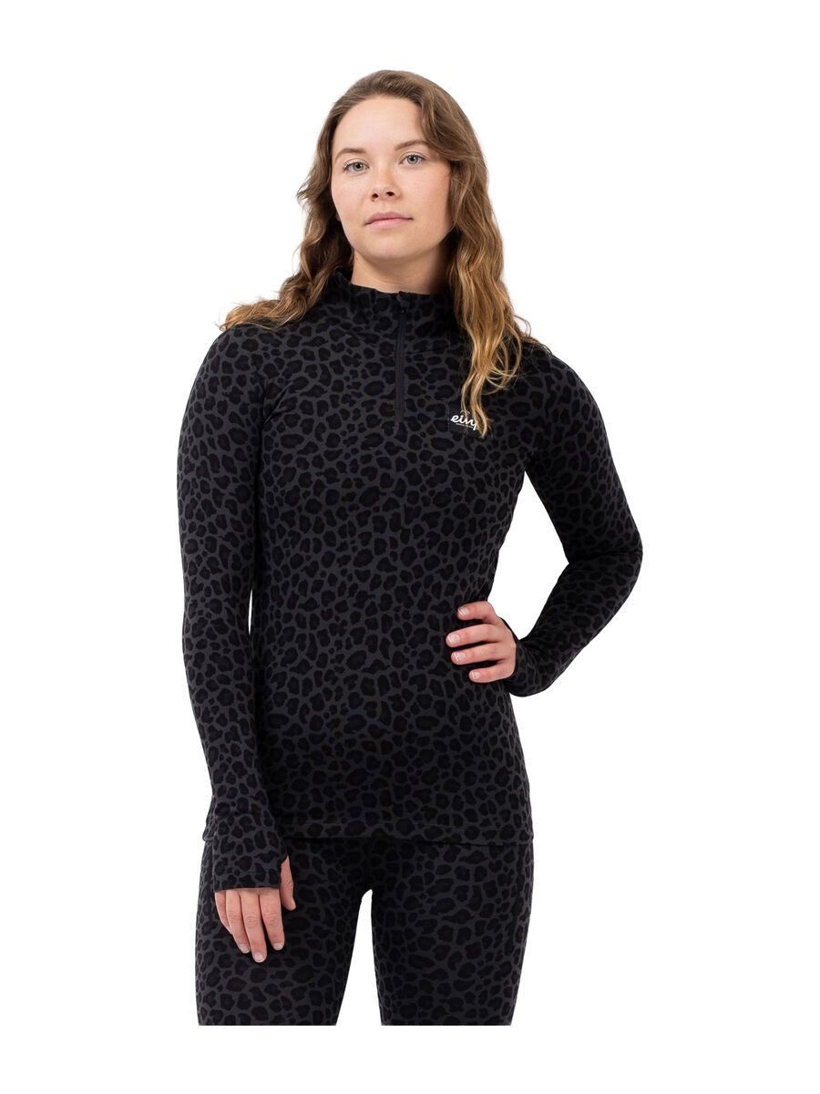 Eivy Journey Merino Wool Top, black leopard - Bild 1