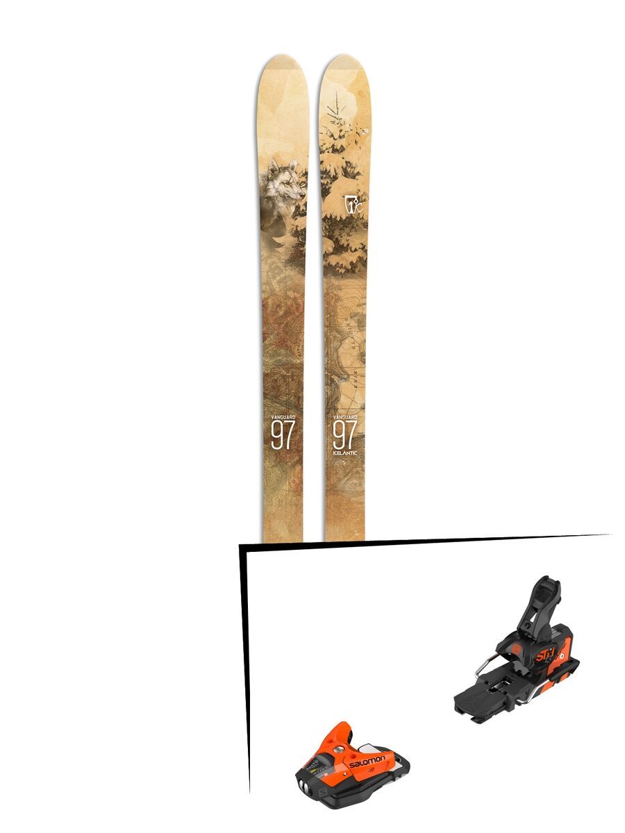 Set: Icelantic Vanguard 97 2017 + Salomon STH2 WTR 13 (2212356) - Bild 1