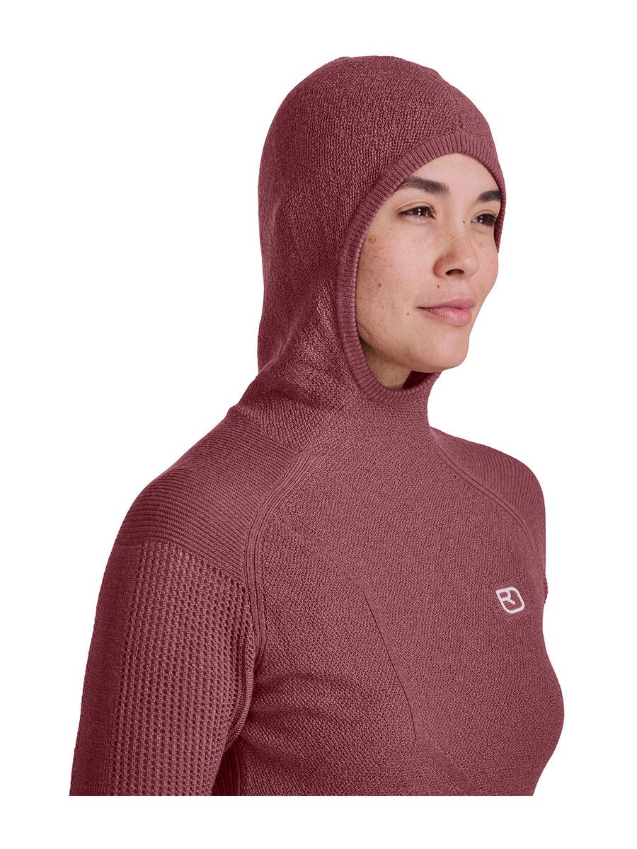 Ortovox Merino Thermovent Hoody W, mountain rose - Bild 2