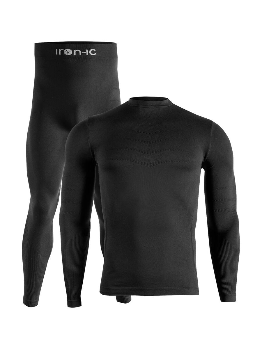Iron-ic Baselayer Kit Promo Box Shirt + Leggings - Man, black - Bild 1