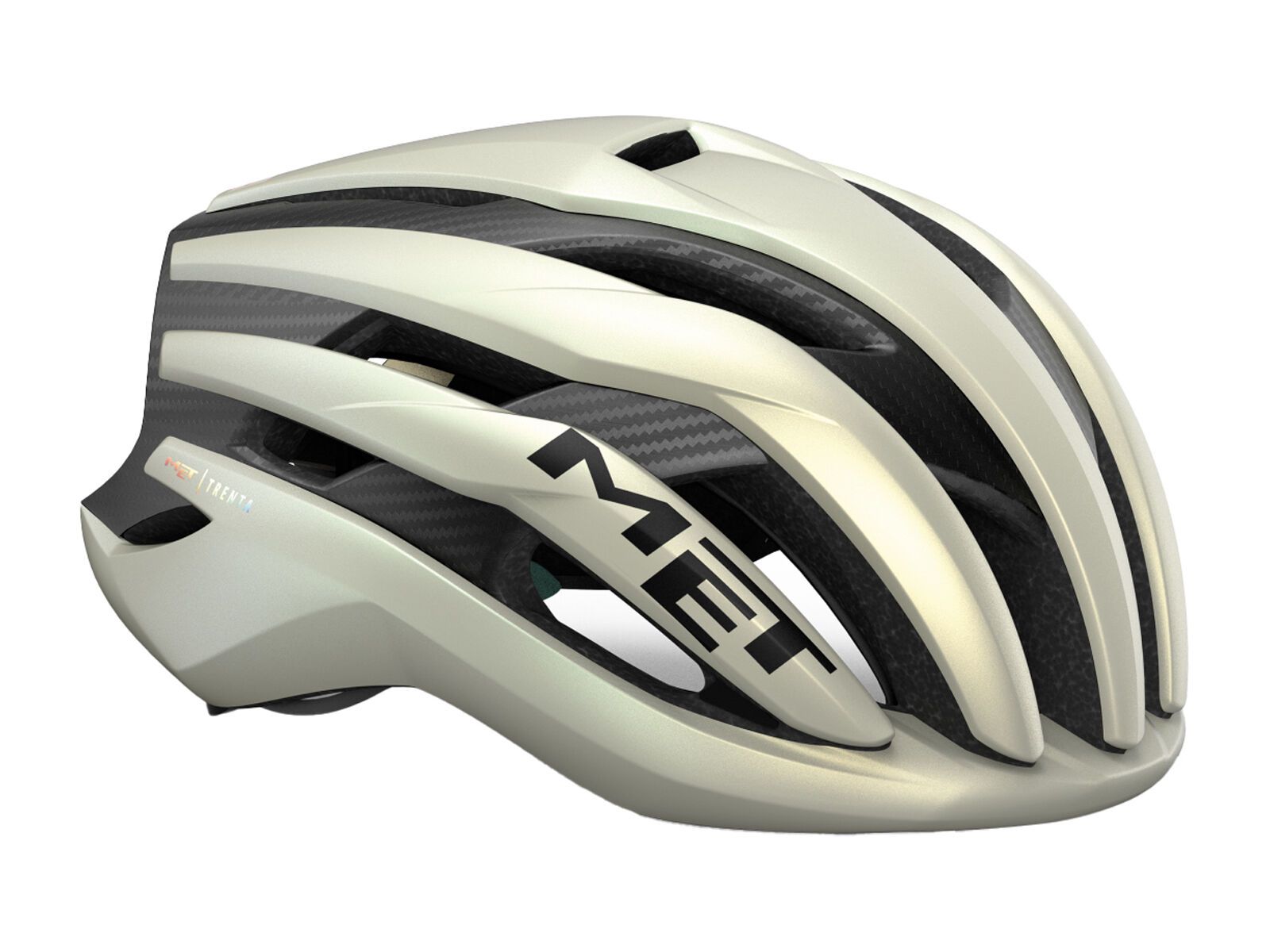 MET Trenta 3K Carbon MIPS, vanilla ice gold/matt - Bild 1