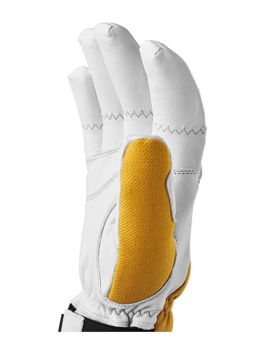Hestra Couloir 5 Finger, mustard/offwhite - Bild 2