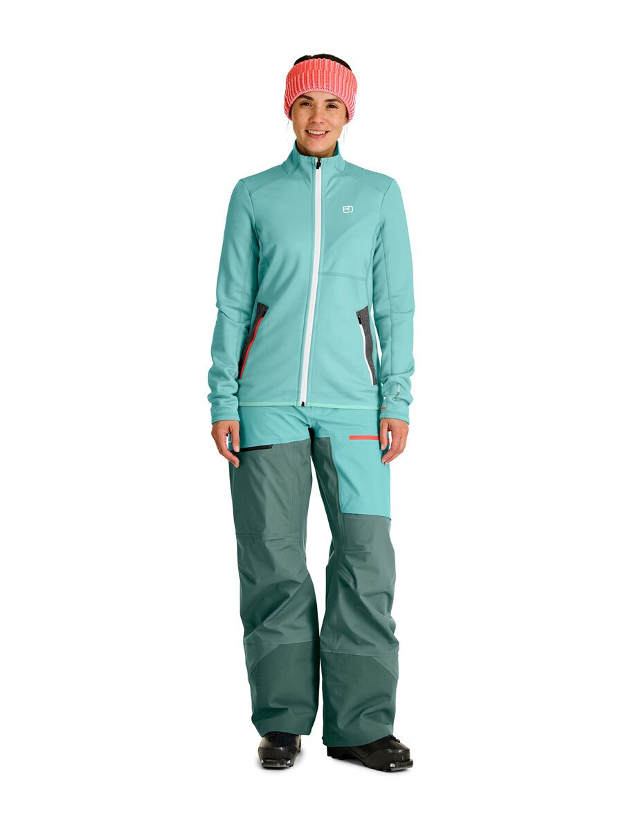 Ortovox Merino Fleece Jacket W, ice waterfall - Bild 5