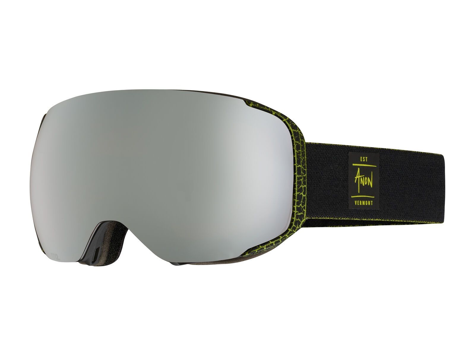 Anon M2 MFI inkl. Wechselscheibe, cracked black/Lens: sonar silver - Bild 5