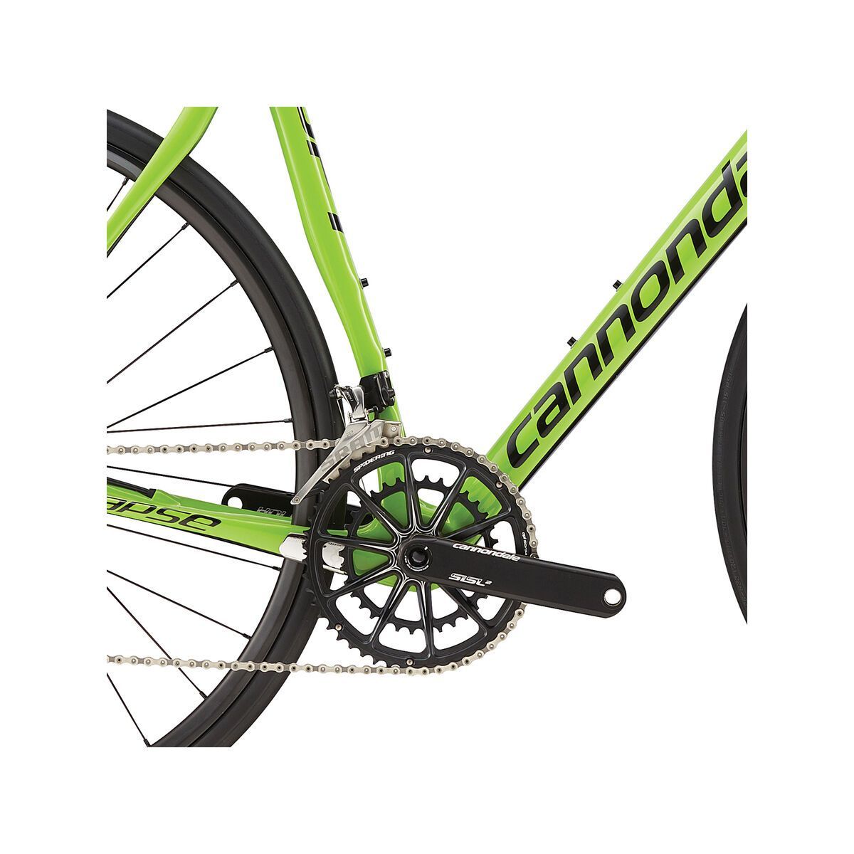 Cannondale Synapse Hi-Mod Disc Red, berzerker green w/ jet black - Bild 3