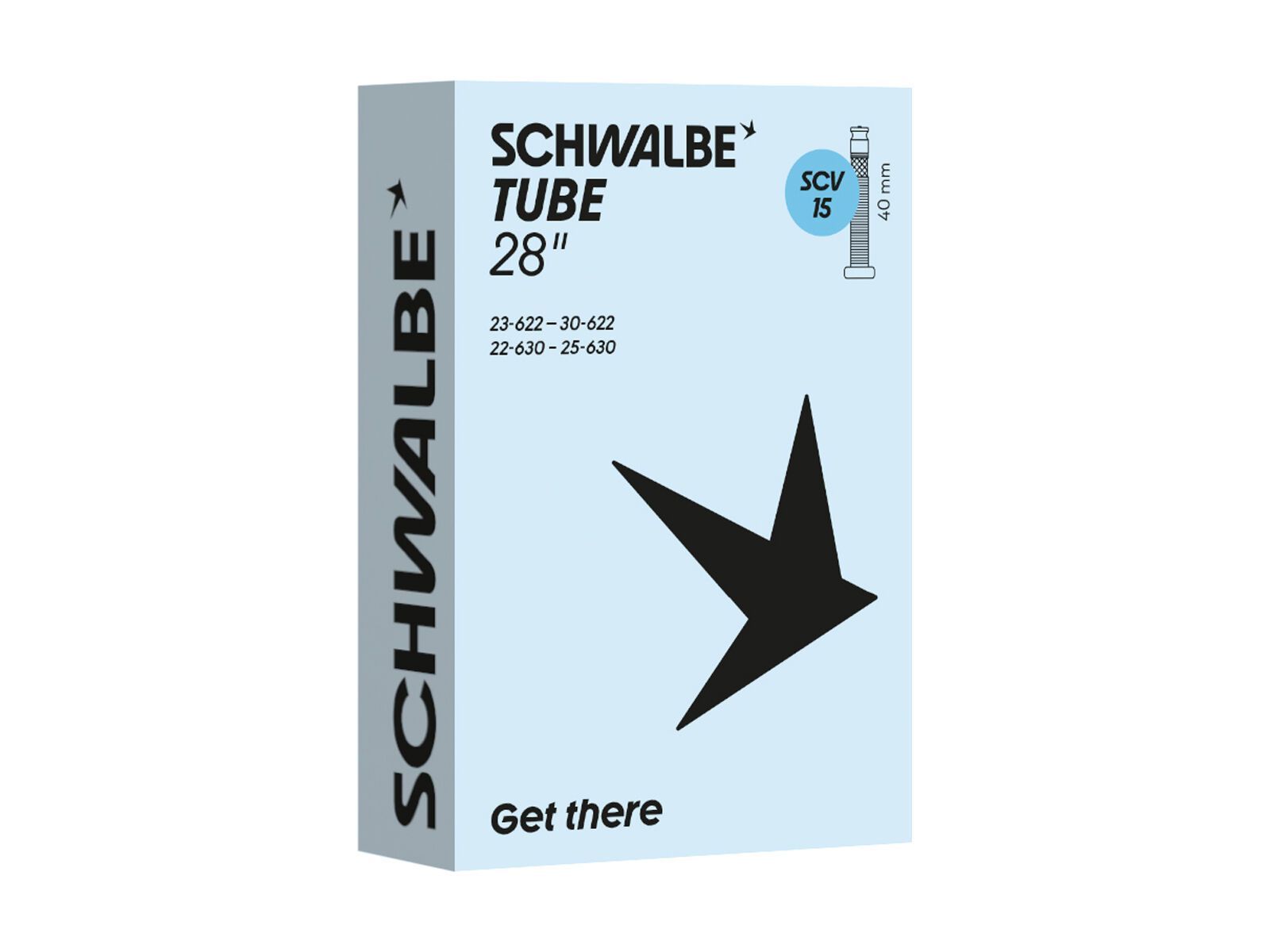 Schwalbe Schlauch SCV 15 - 23/30-622/630 / 40 mm - Bild 1