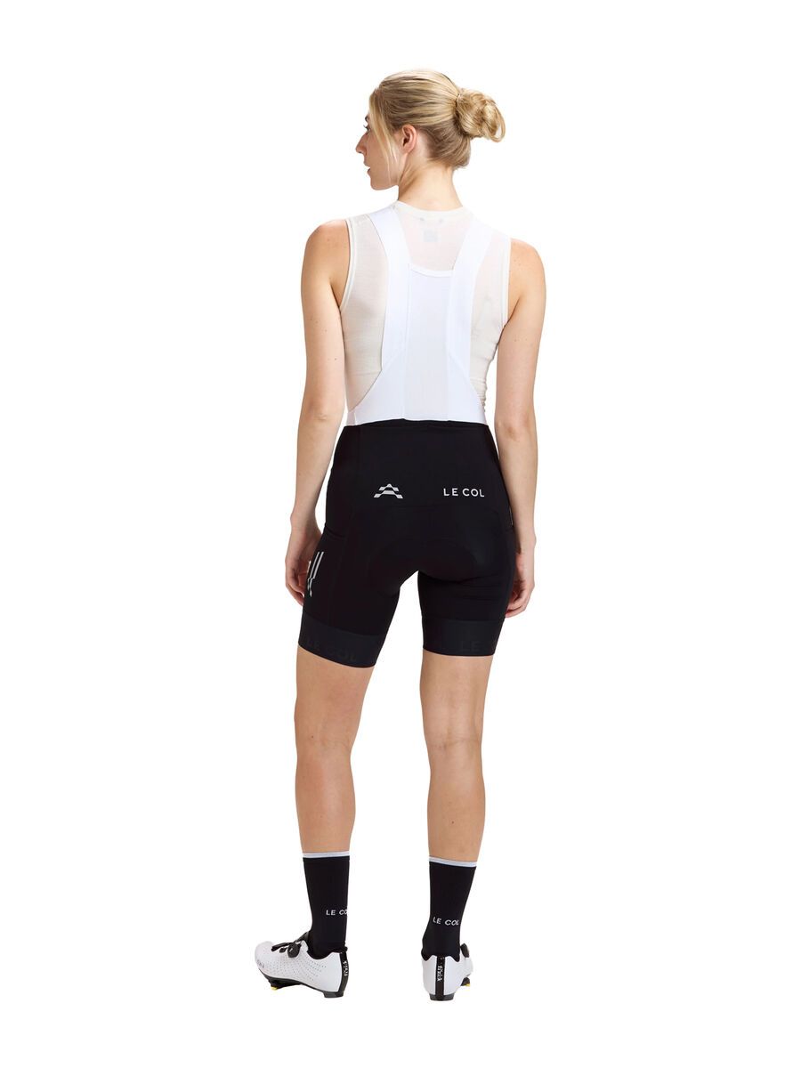 Le Col Womens ARC Cargo Bib Shorts, black - Bild 6
