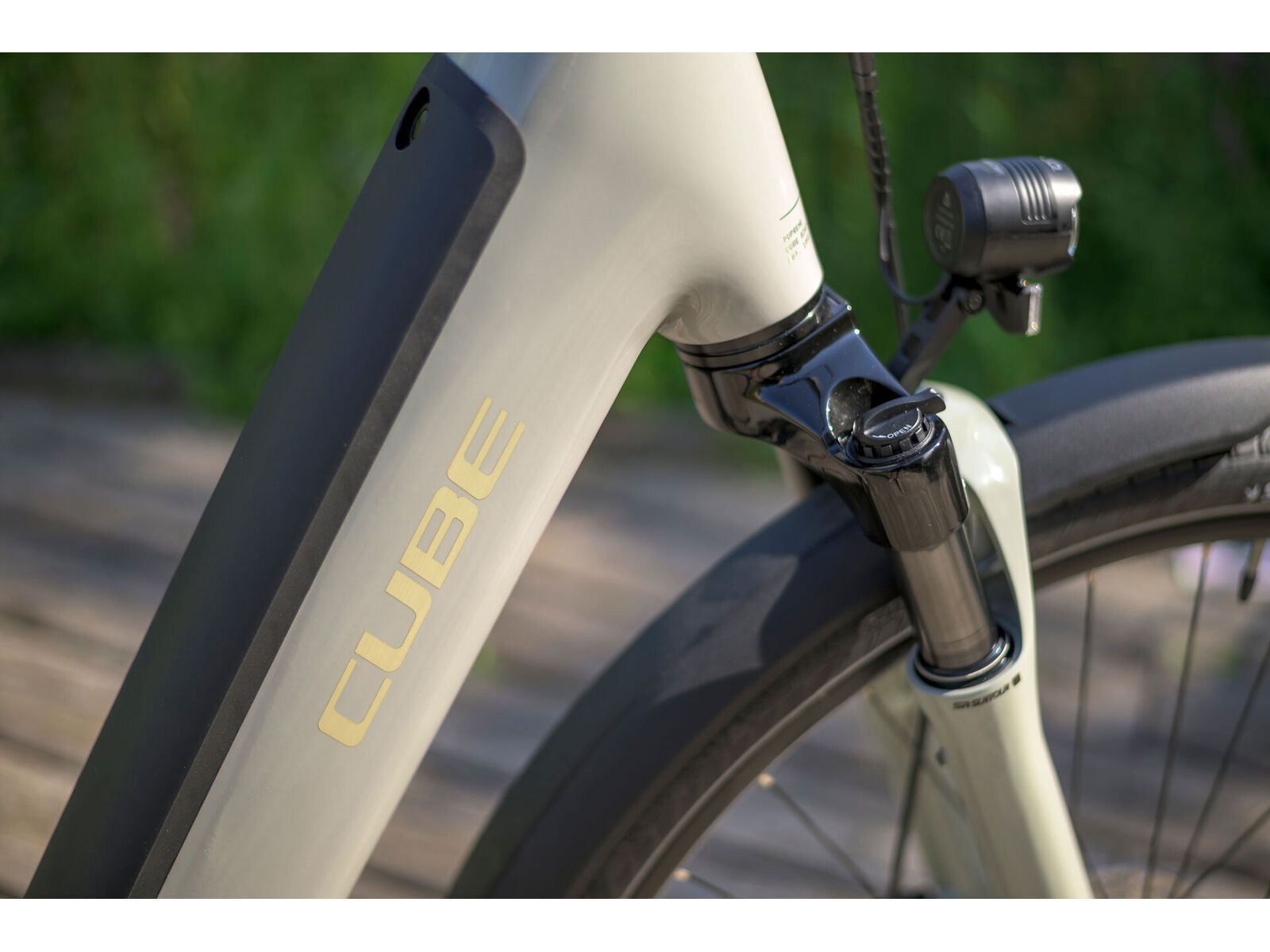 Cube Supreme Hybrid Deluxe One 600 Easy Entry 28, ashgreen´n´chrome - Bild 8