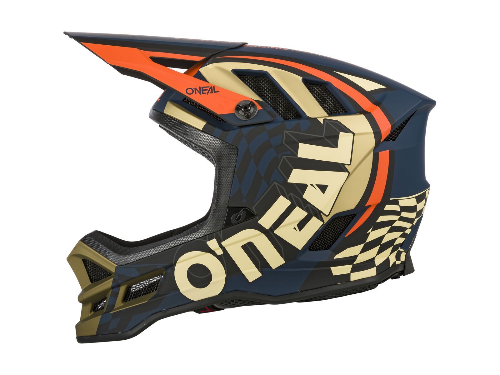 ONeal Blade Polyacrylite Helmet Zyphr, blue/orange - Bild 2