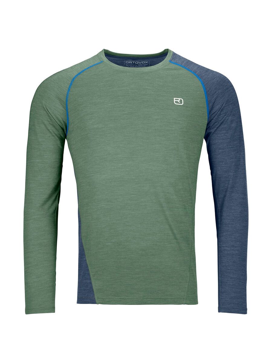 Ortovox 120 Cool Tec Fast Upward Longsleeve M, green forest blend - Bild 1