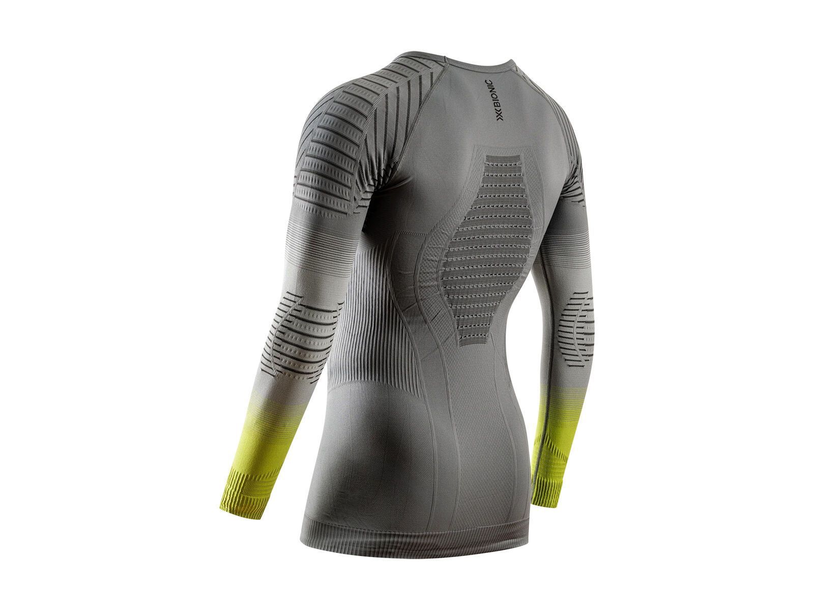X-Bionic Invent Graphics Shirt LS Men, rhino grey/light grey/canary - Bild 2