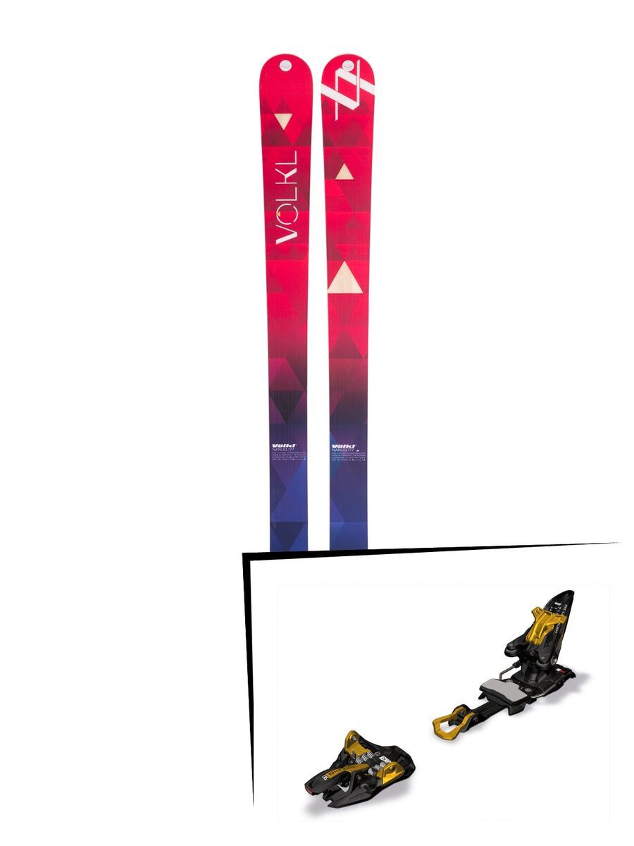 Set: Völkl Nanuq 2016 + Marker Kingpin 10 75-100 mm, black/gold - Skiset - Bild 1