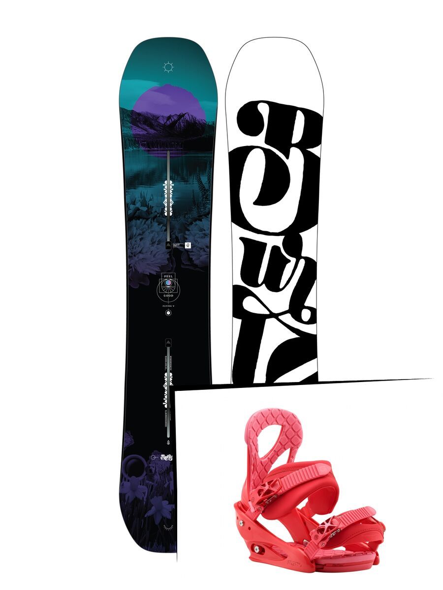 Set: Burton Feelgood Flying V 2019 +  Stiletto (1931121S) - Bild 1