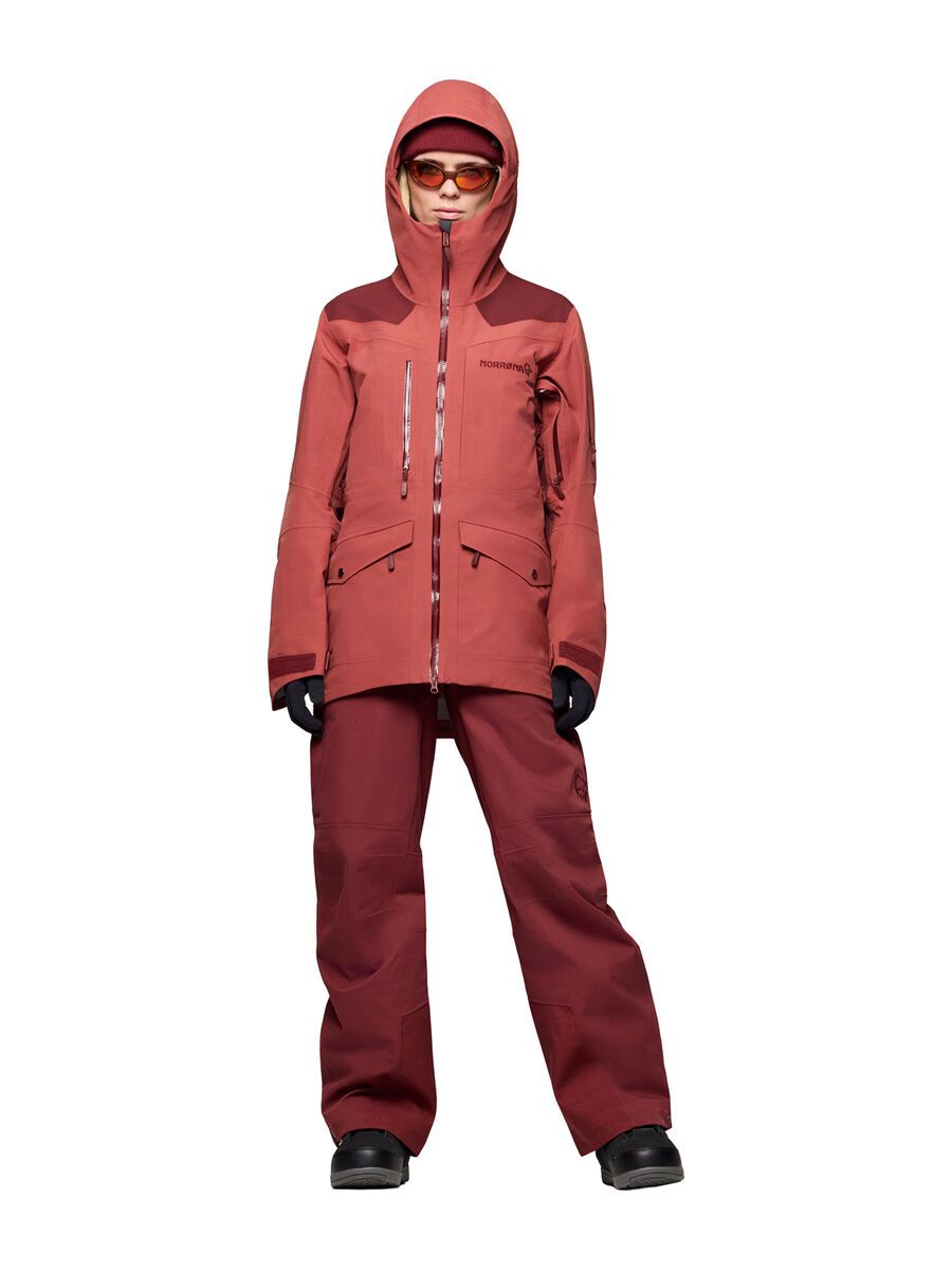 Norrona tamok dri3 Jacket W's, cowhide/port - Bild 5