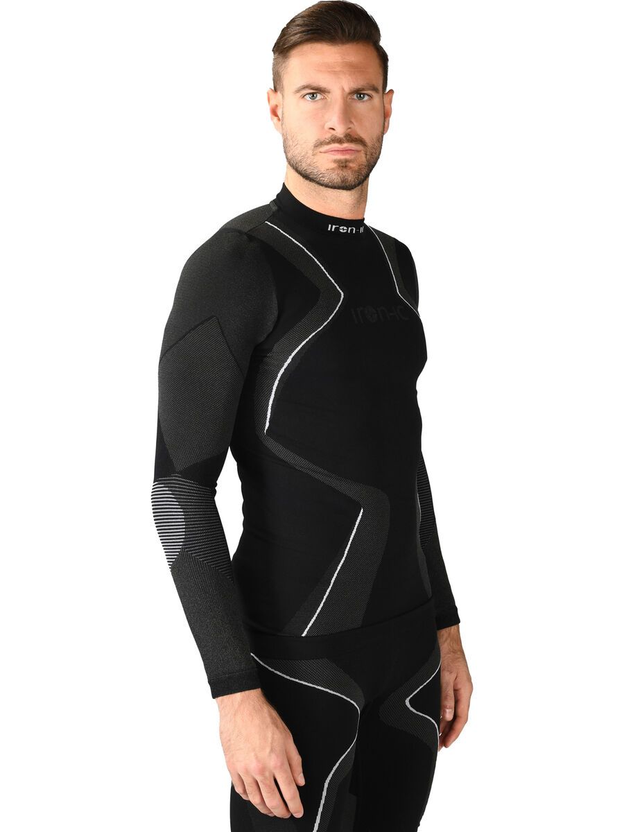 Iron-ic Long-Sleeve T-Shirt Performance 3DN - Man, black - Bild 2
