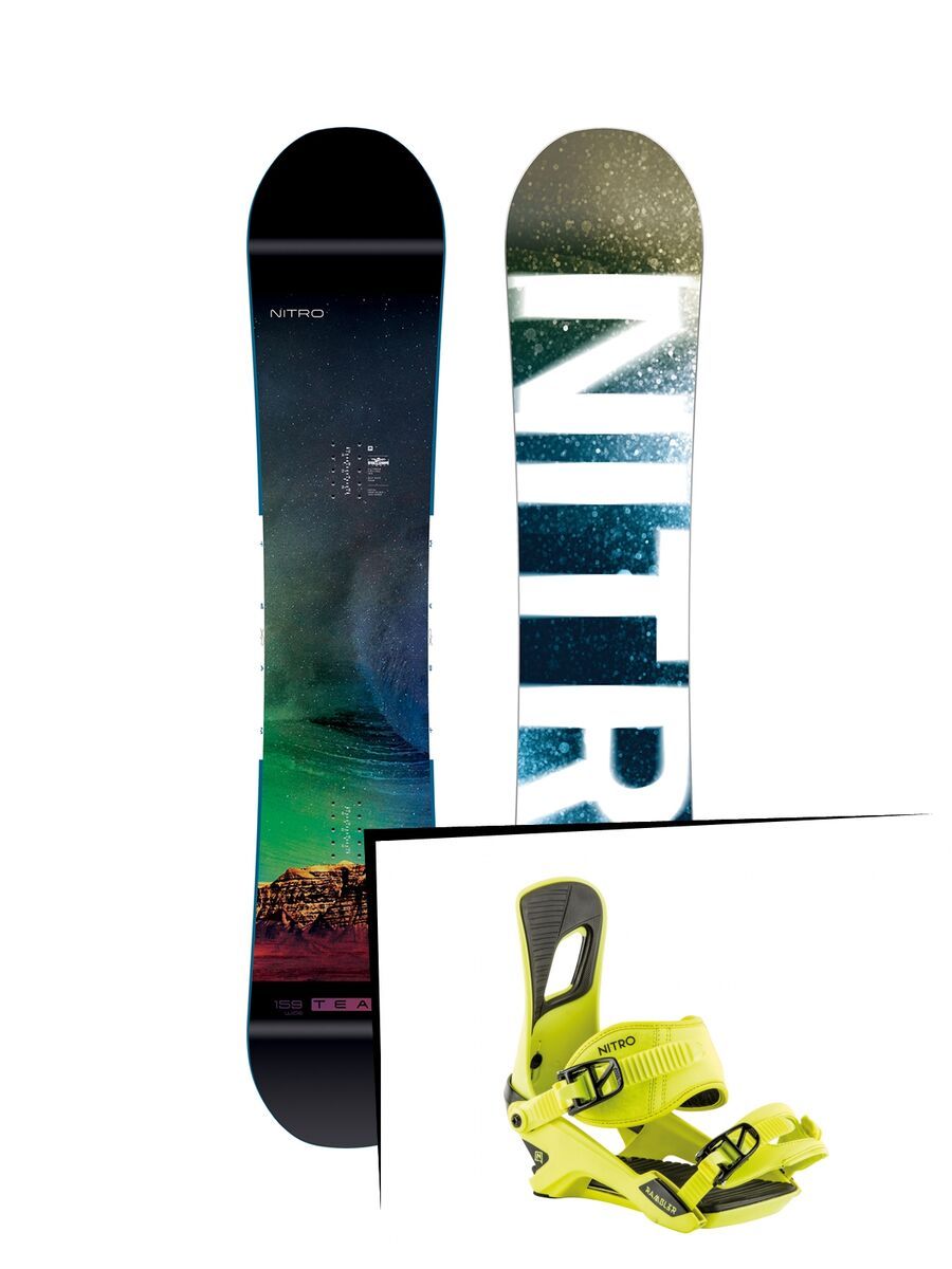 Set: Nitro Team Exposure Gullwing Wide 2019 + Nitro Rambler muted brights series toxic - Bild 1