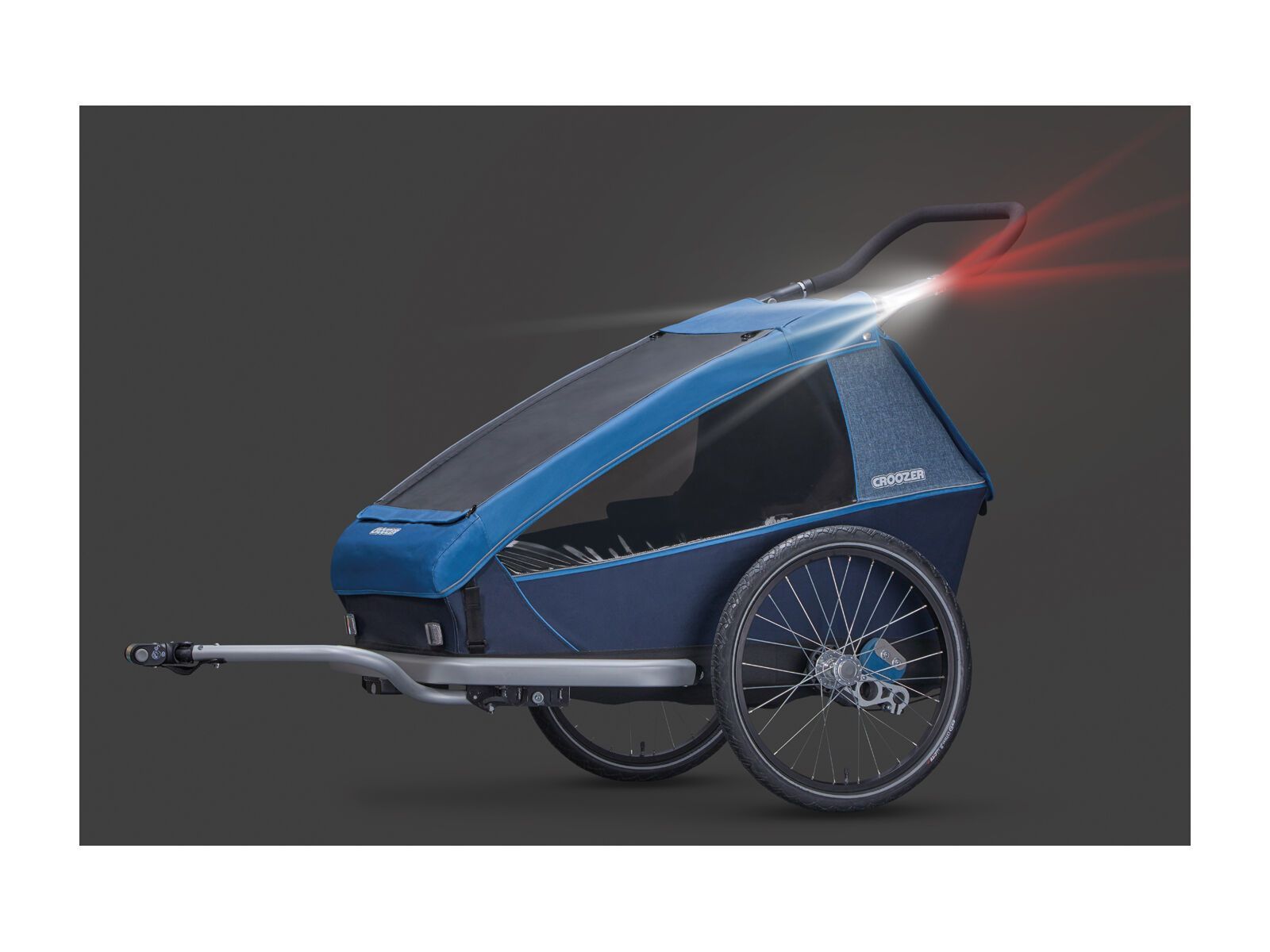 Croozer Kid Plus for 2, ocean blue - Bild 6