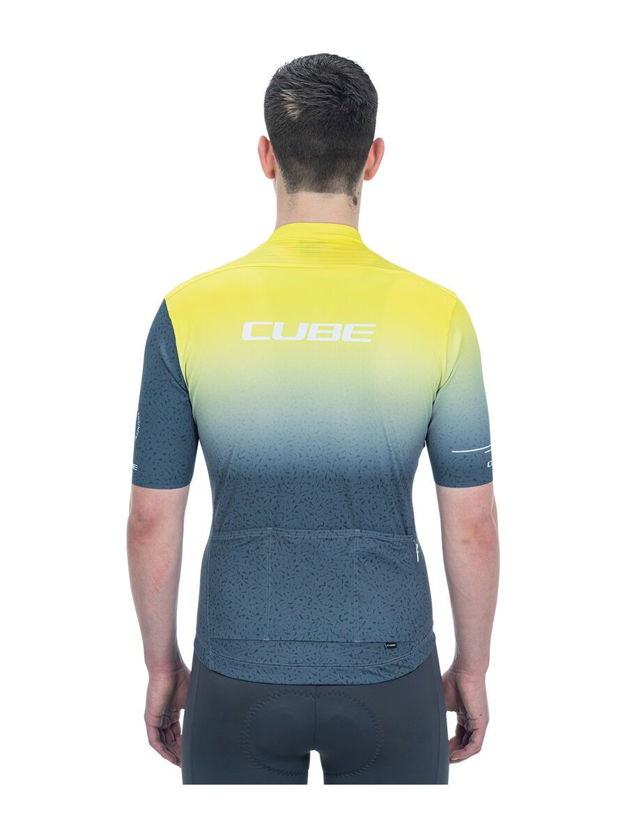 Cube Blackline Trikot Race kurzarm, yellow´n´grey - Bild 3