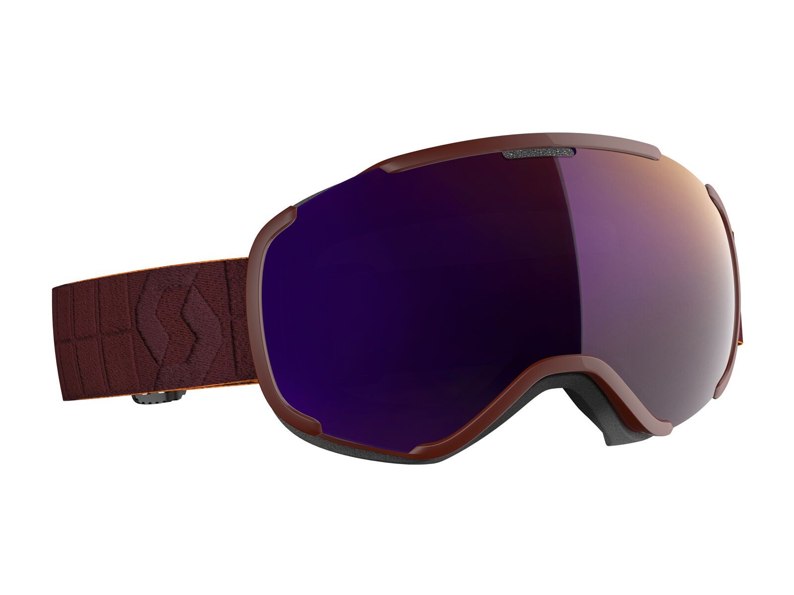 Scott Faze II, merlot red/Lens: enhancer purple chrome - Bild 1