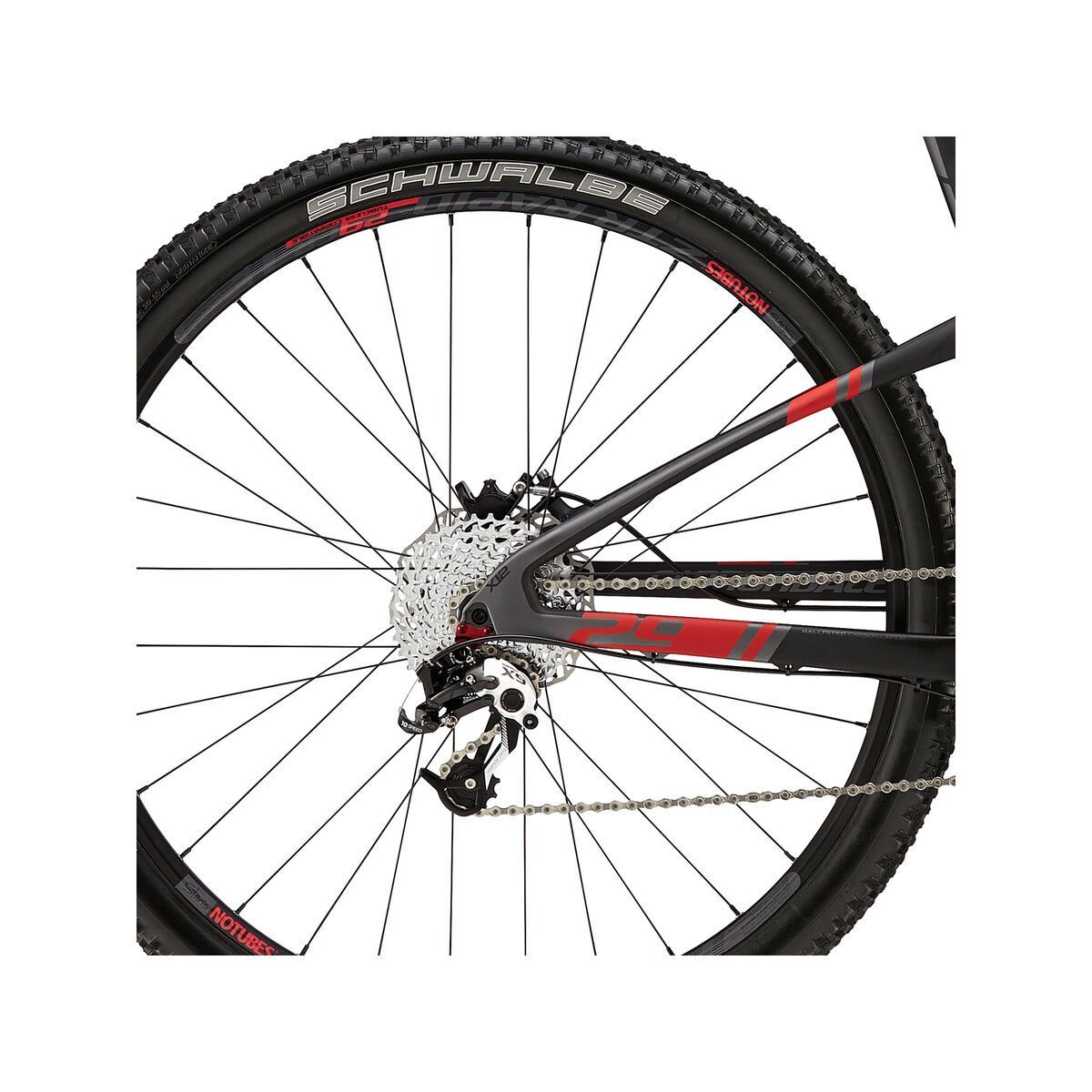 Cannondale Scalpel 29 Carbon 3, jet black with charcoal gray. race red, matte - Bild 4