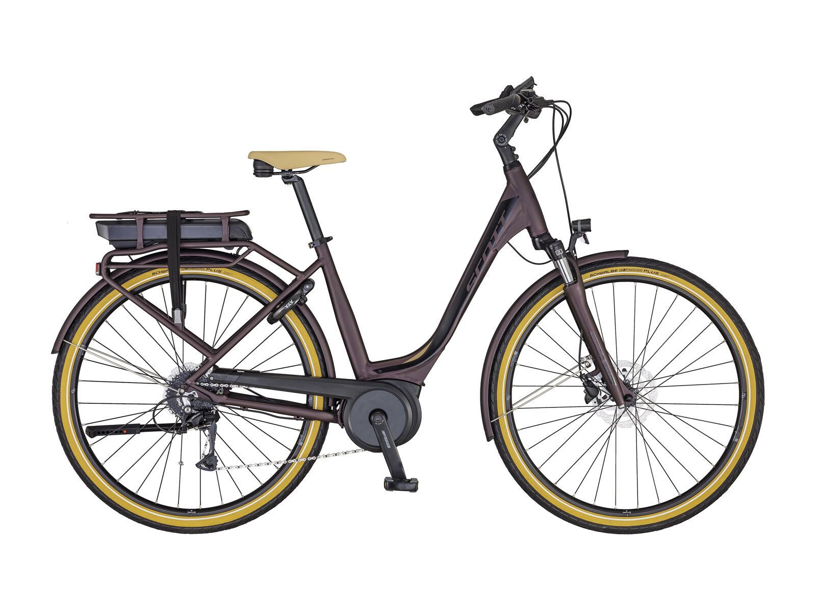 Scott Sub Active eRide 10 USX Rack, bordeaux/black/havana - Bild 1