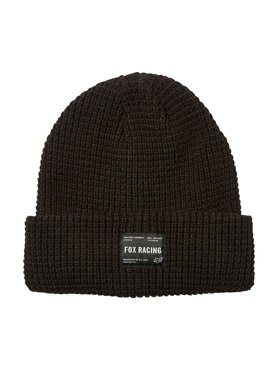 Fox Reformed Beanie, black - Bild 1