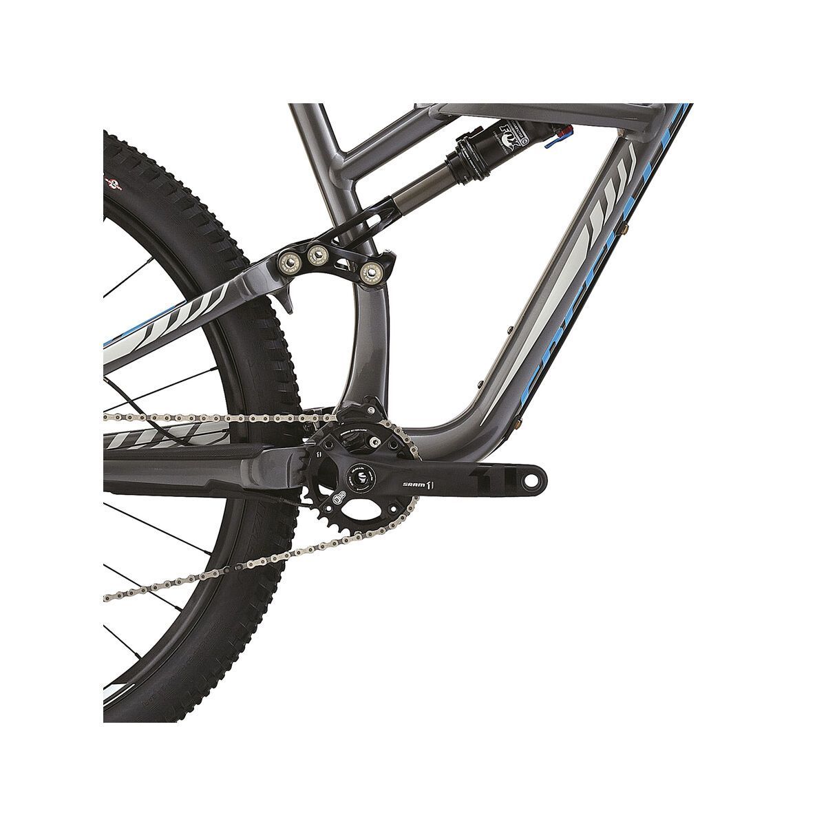 Specialized Enduro Comp 29, Gloss Charcoal/White/Cyan - Bild 3