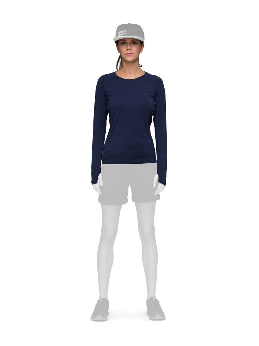 Mons Royale Supa Tech LS, black navy - Bild 1