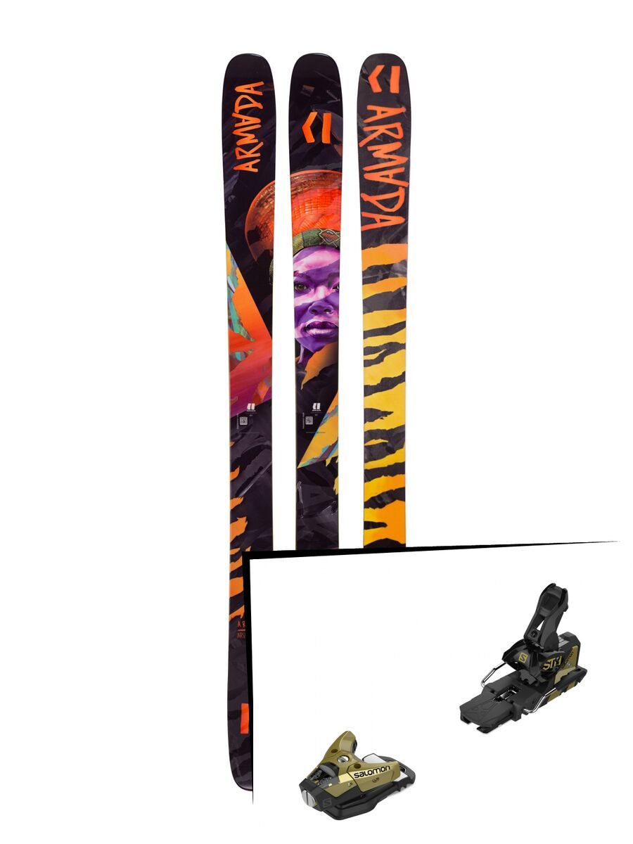 Set: Armada Arv 106 2019 + Salomon STH2 WTR 16 gold/black - Bild 1