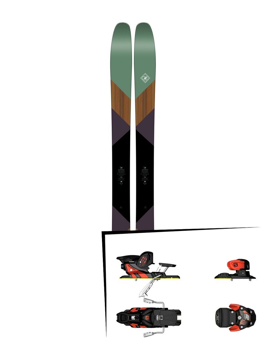 Set: K2 SKI Marksman 2017 + Salomon Warden MNC 13 (1540101) - Bild 1