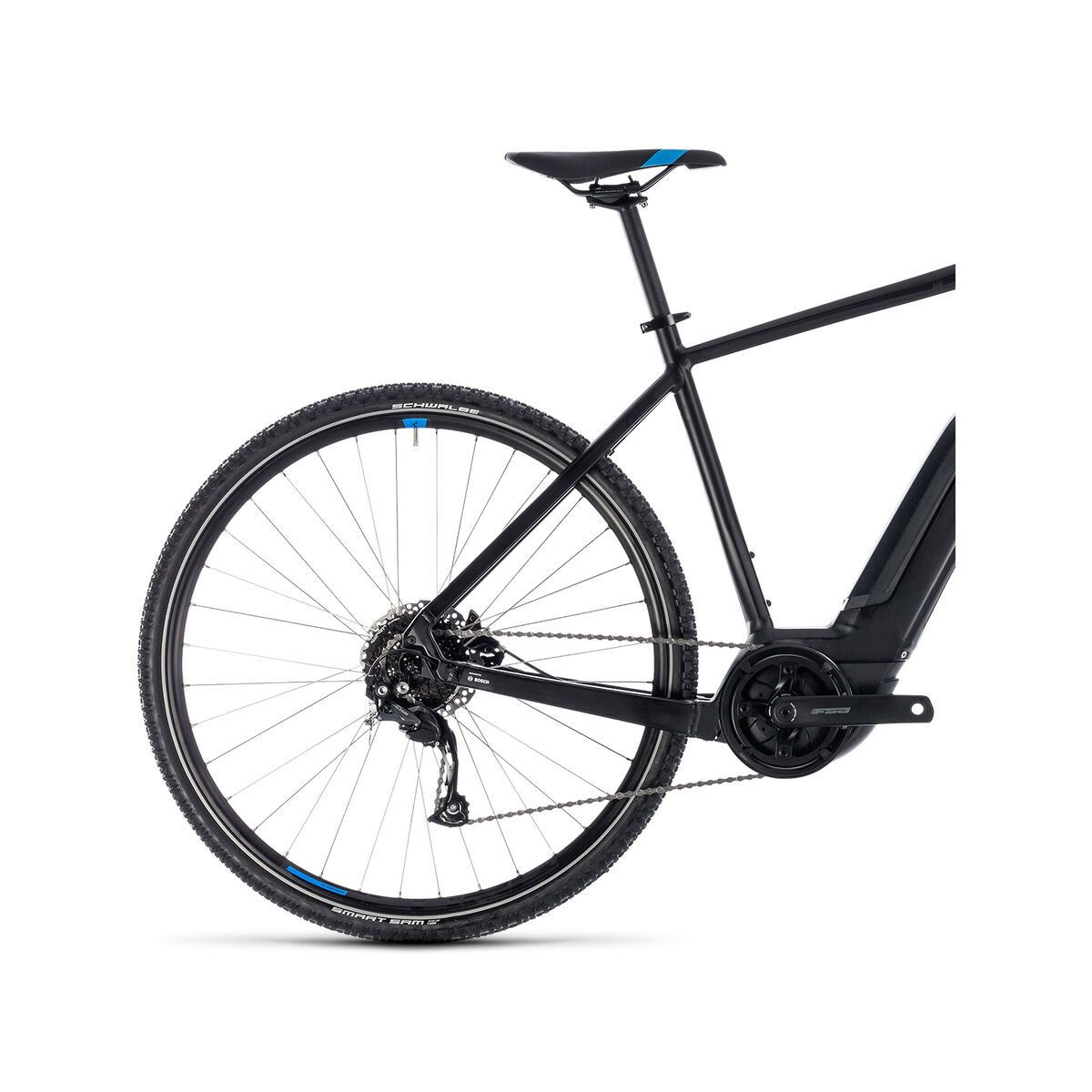 Cube Cross Hybrid ONE 400, black´n´blue - Bild 5