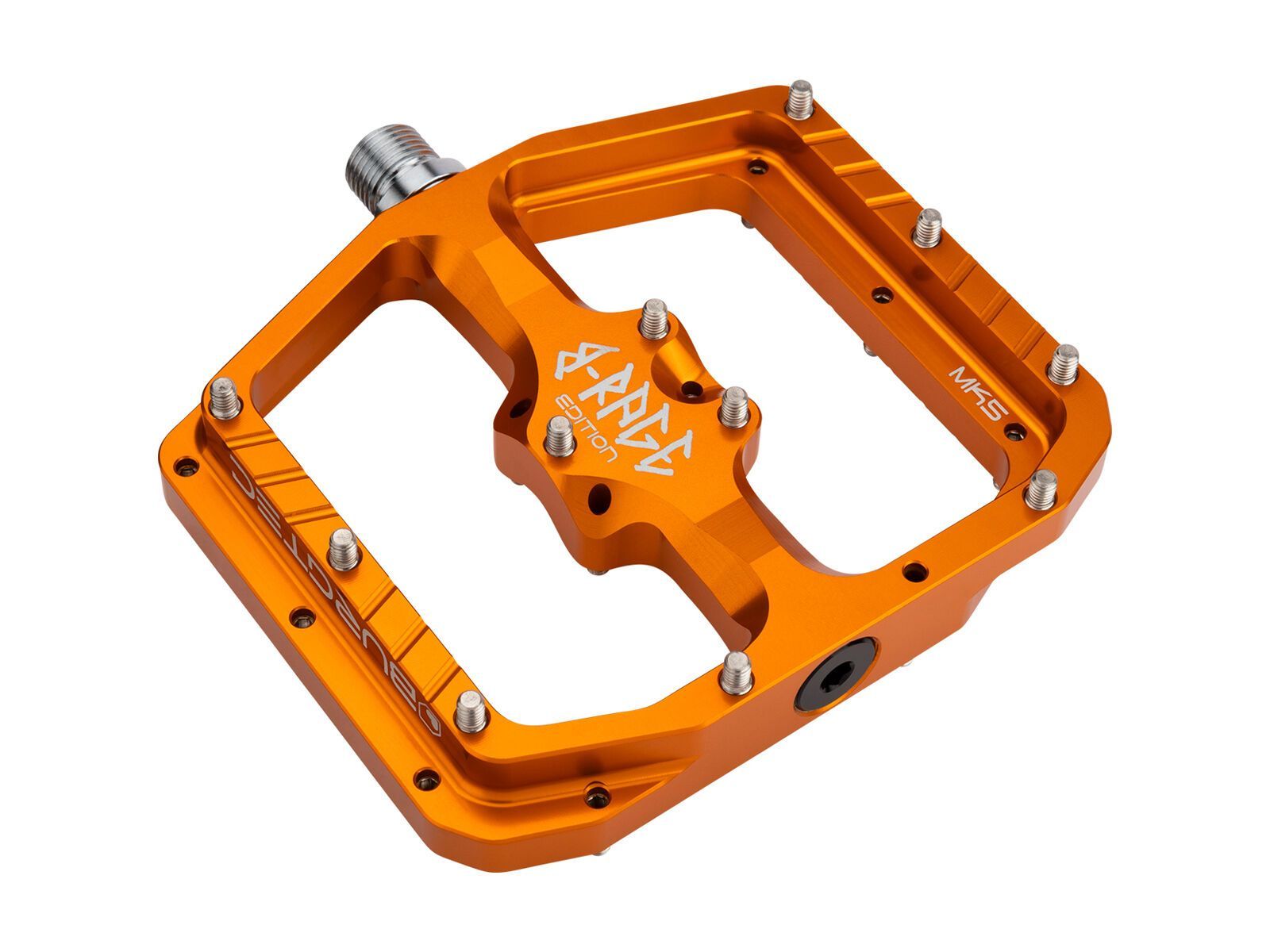 Burgtec Penthouse Flat MK5 Pedals B-Rage Edition, iron bro orange - Bild 2