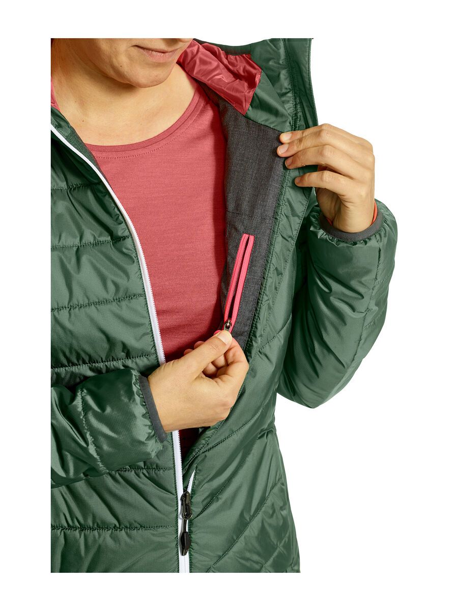 Ortovox Swisswool Piz Bernina Jacket W, green forest - Bild 4