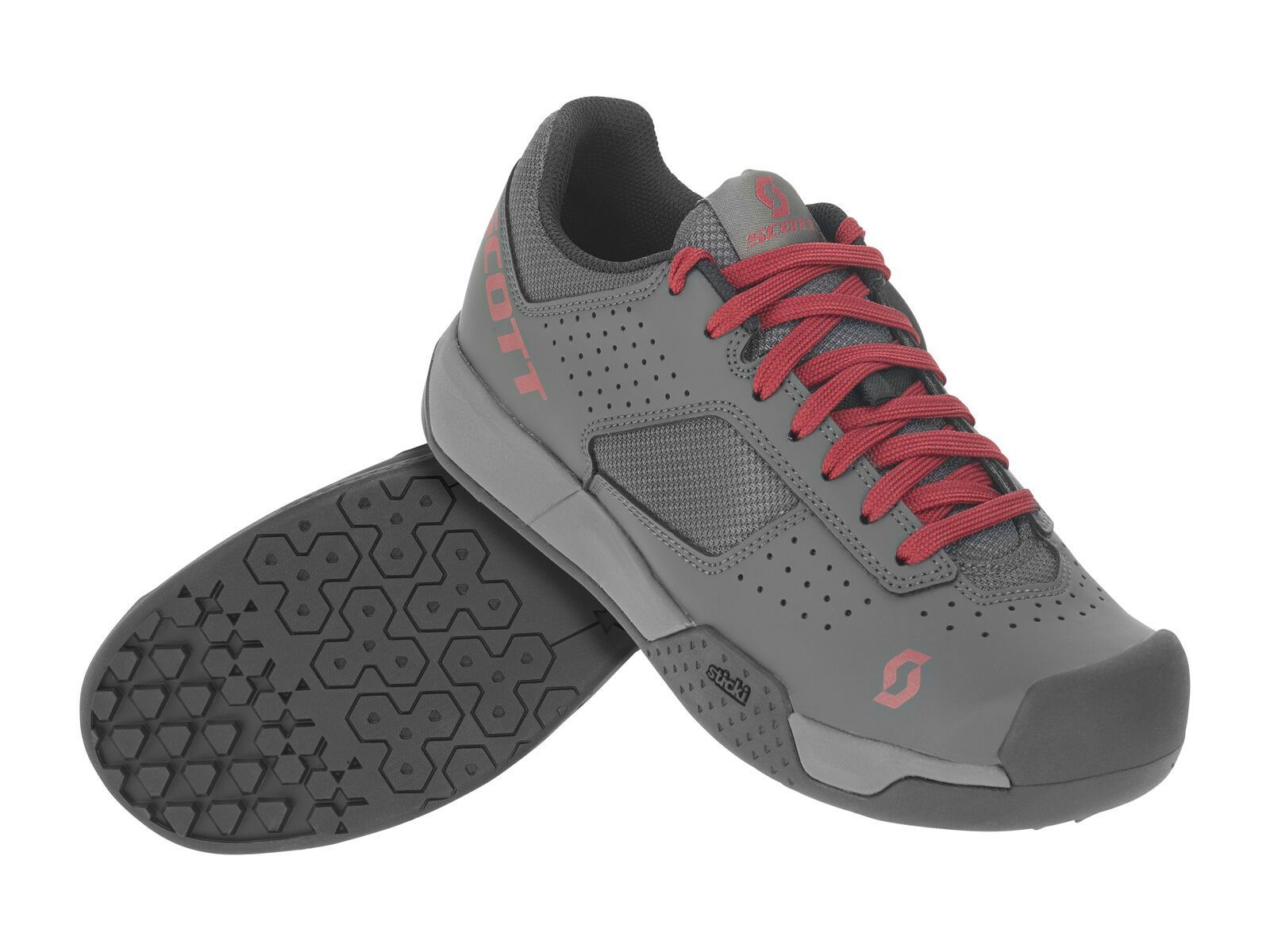 Scott MTB AR Lady Shoe, dark grey/merlot red - Bild 2