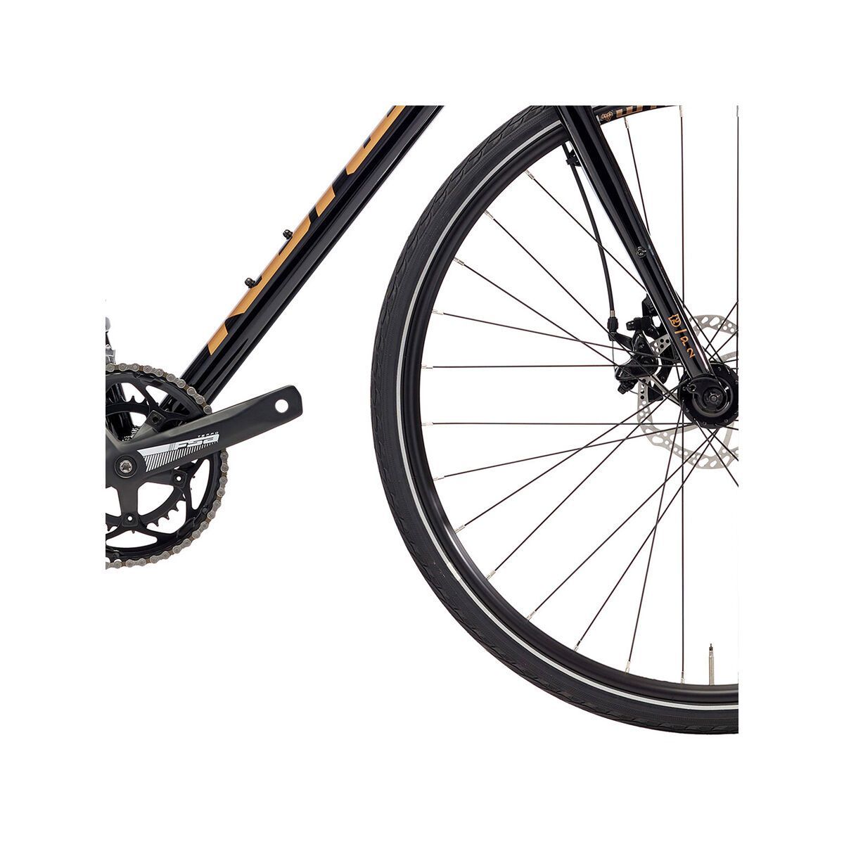 Kona Rove, gloss black w/ copper decals - Bild 4